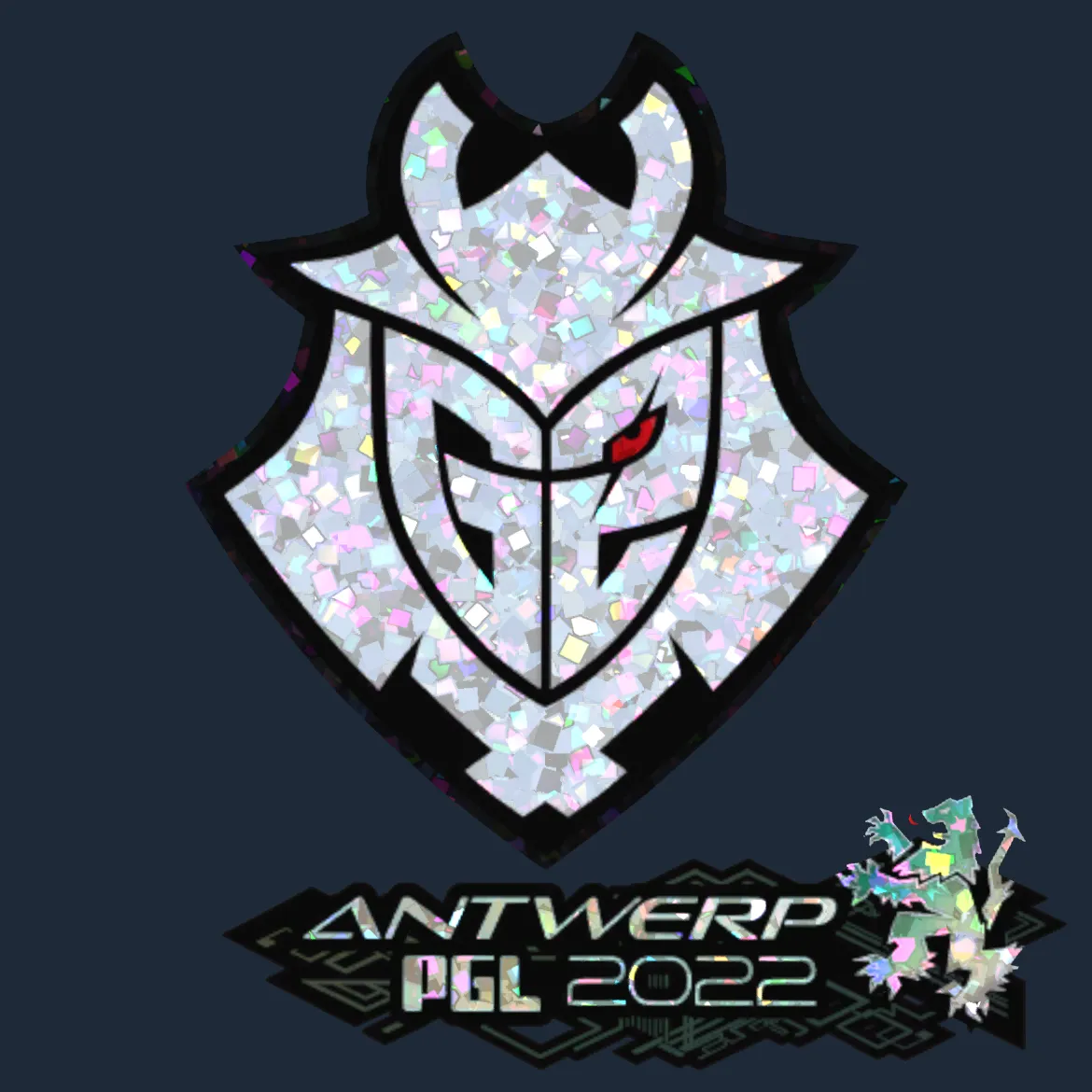 Sticker | G2 Esports (Glitter) | Antwerp 2022