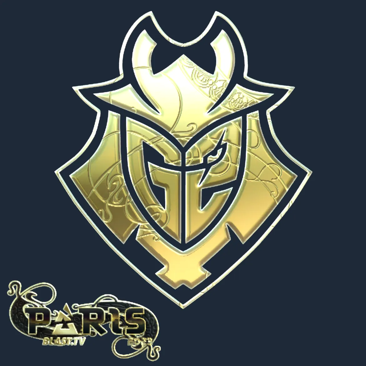 Sticker | G2 Esports (Gold) | Paris 2023
