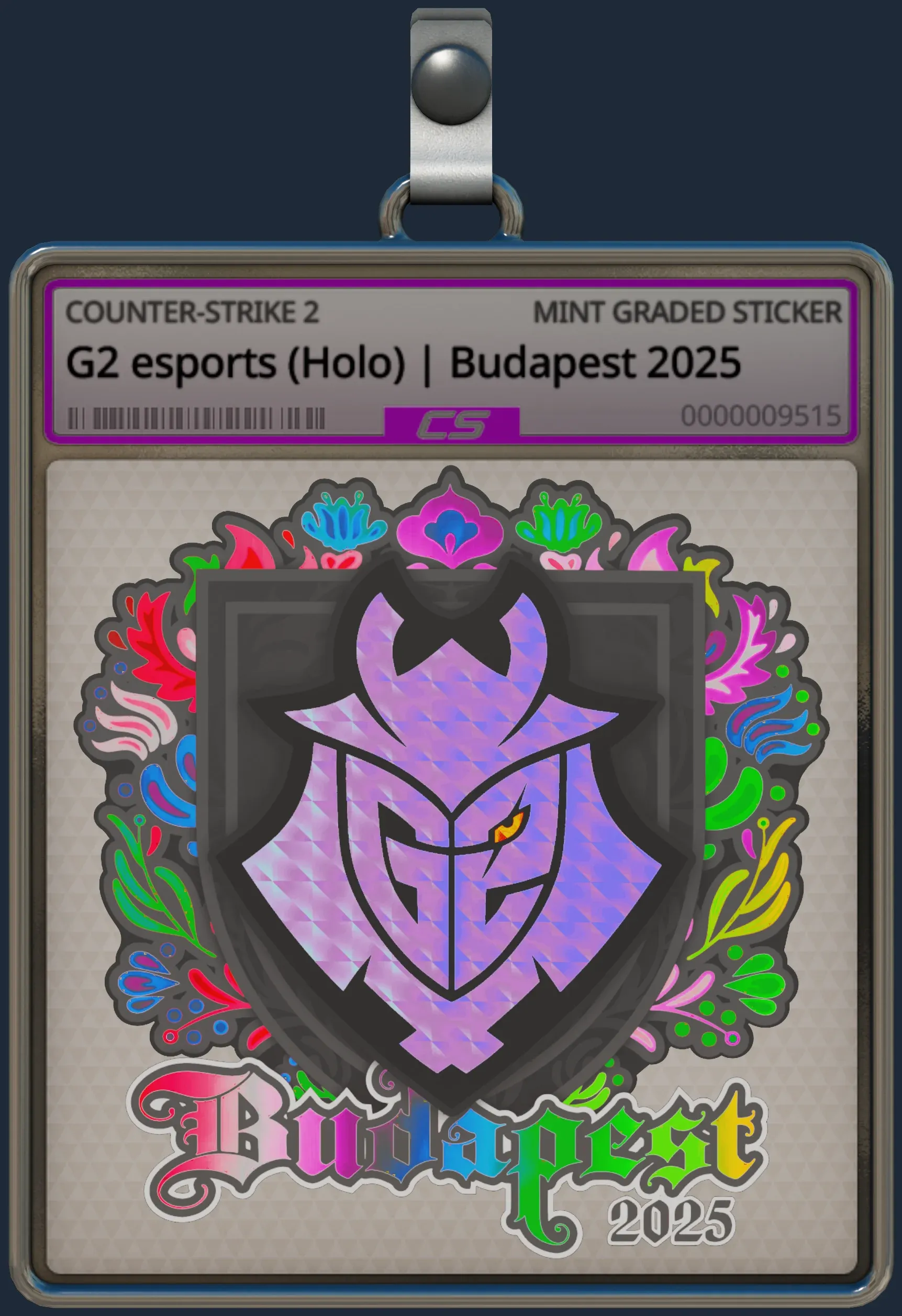Sticker | G2 esports (Holo) | Budapest 2025