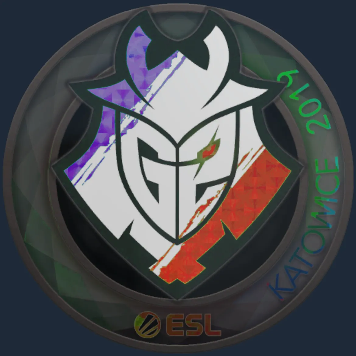 Sticker | G2 Esports (Holo) | Katowice 2019
