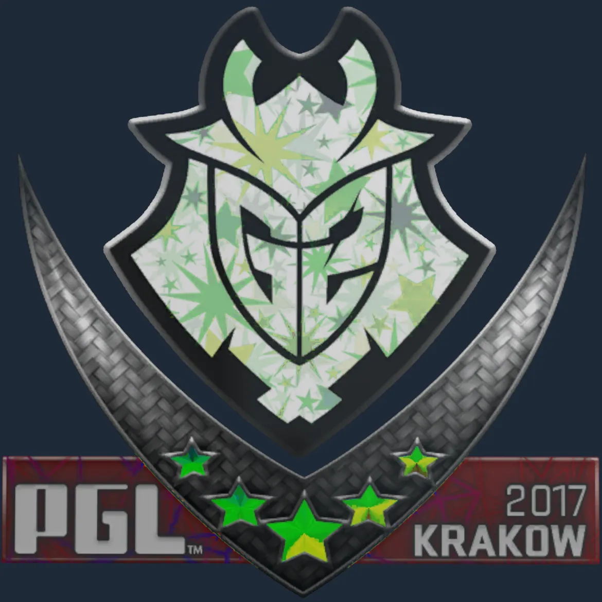Sticker | G2 Esports (Holo) | Krakow 2017