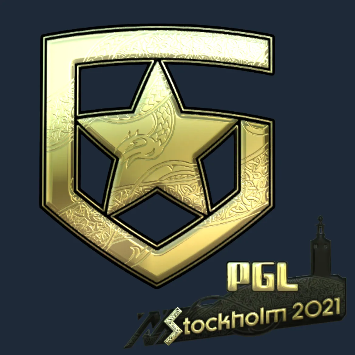 Sticker | Gambit Gaming (Gold) | Stockholm 2021