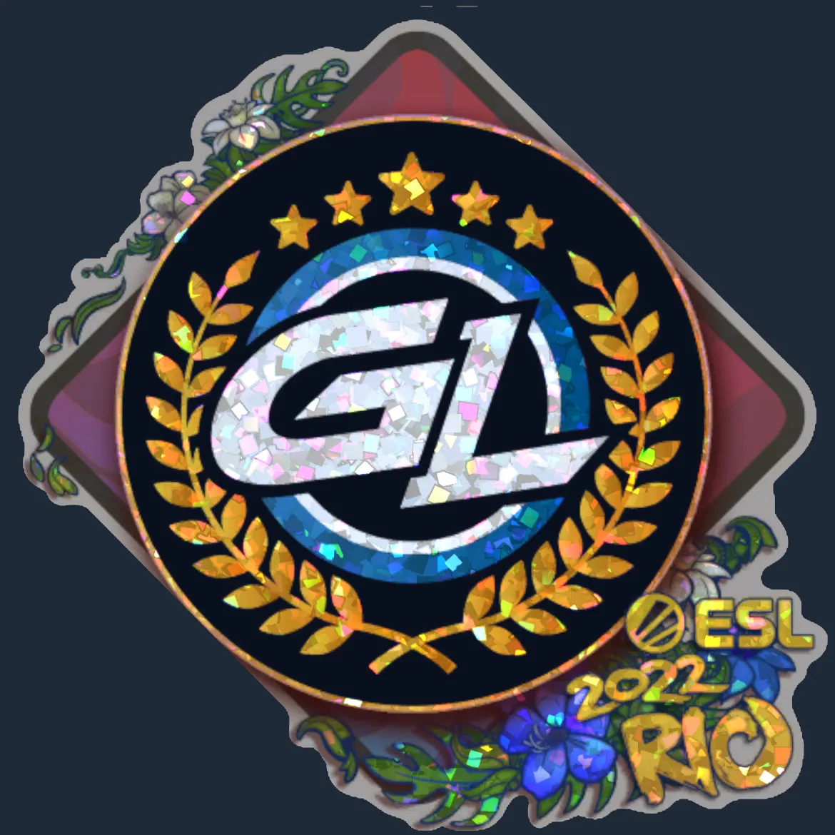 Sticker | GamerLegion (Glitter) | Rio 2022
