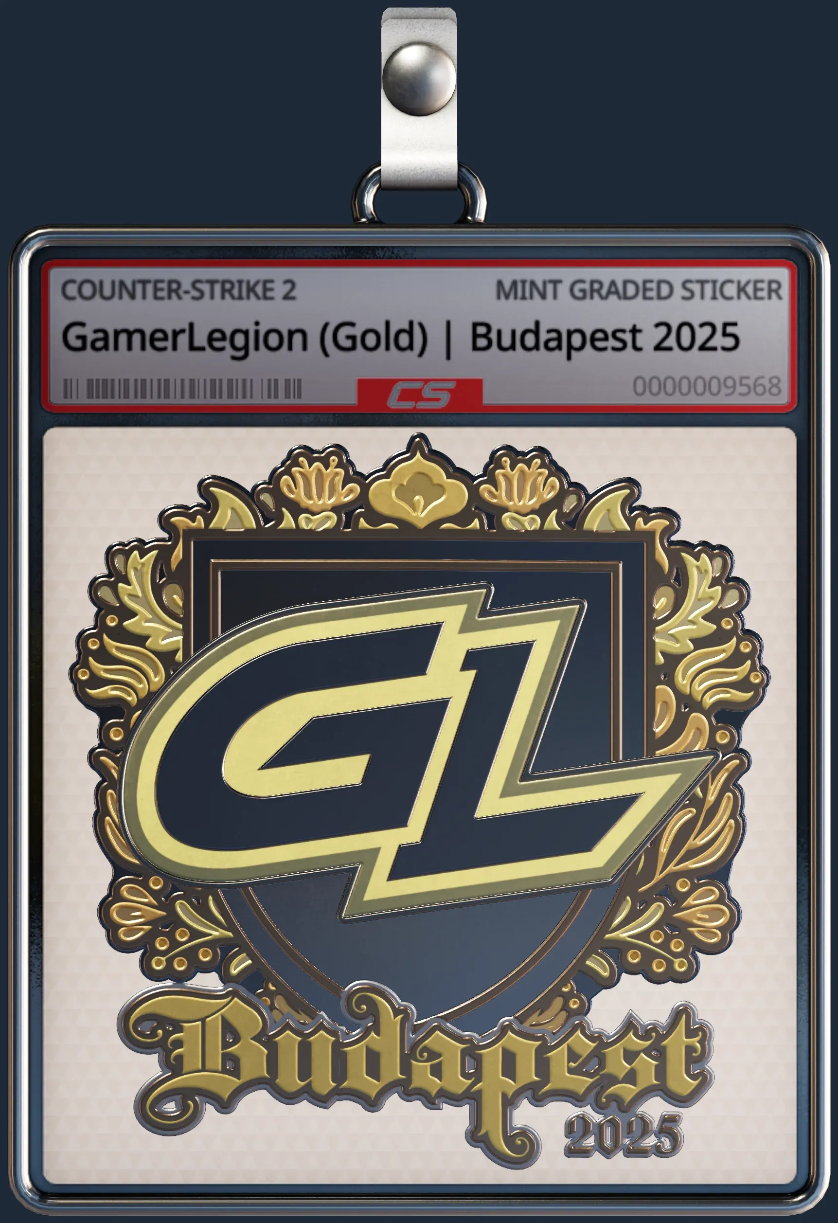Sticker | GamerLegion (Gold) | Budapest 2025