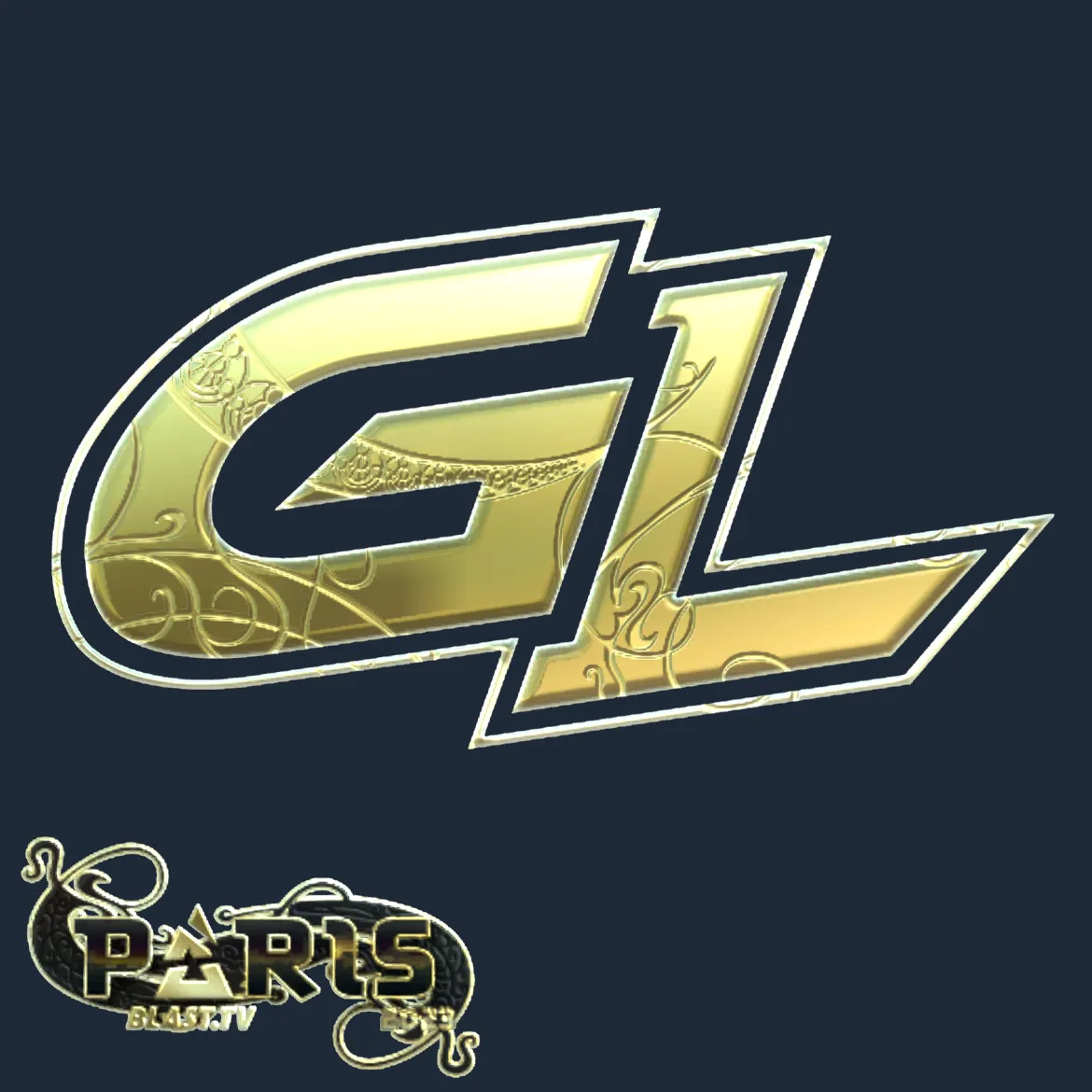 Sticker | GamerLegion (Gold) | Paris 2023