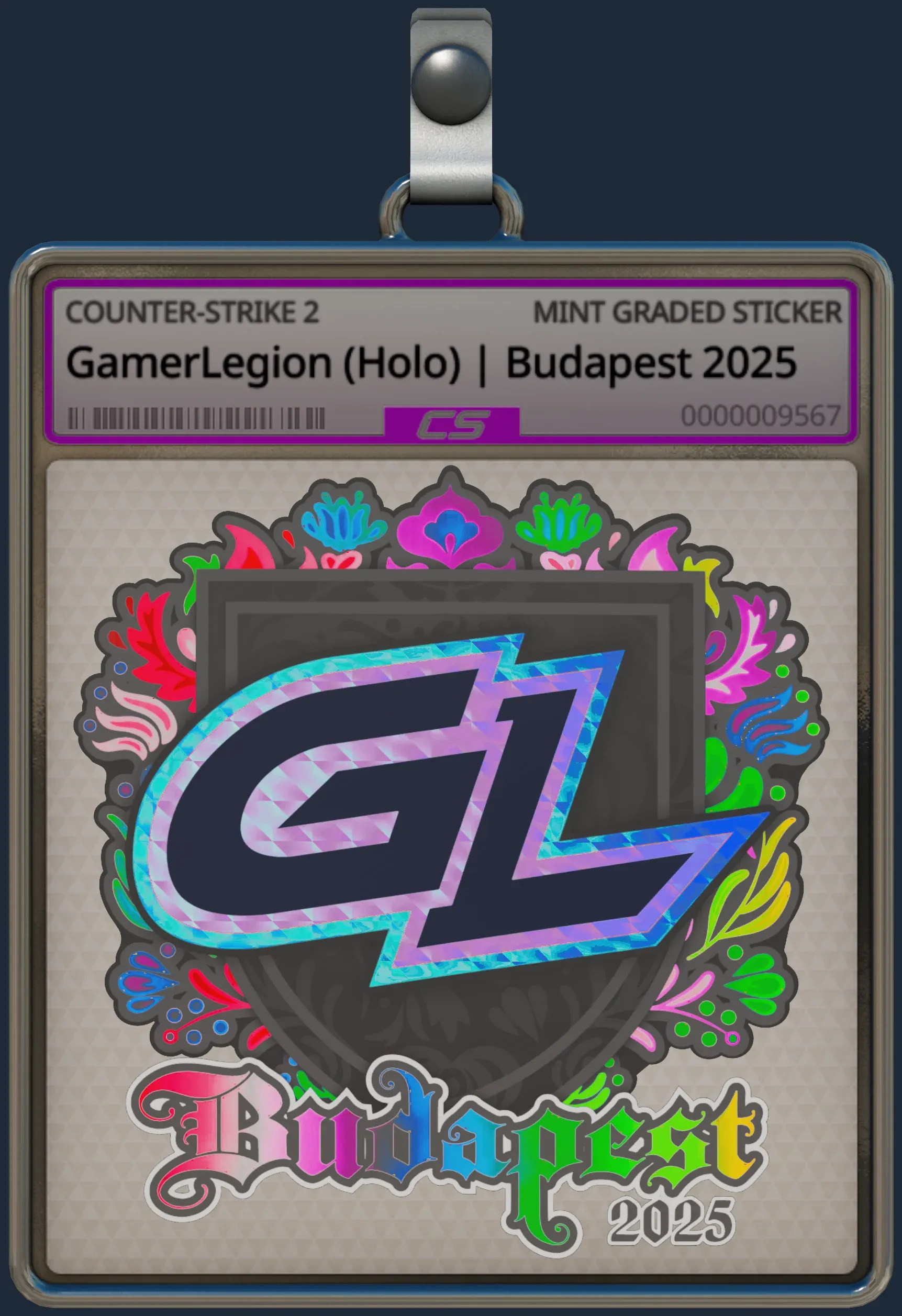 Sticker | GamerLegion (Holo) | Budapest 2025