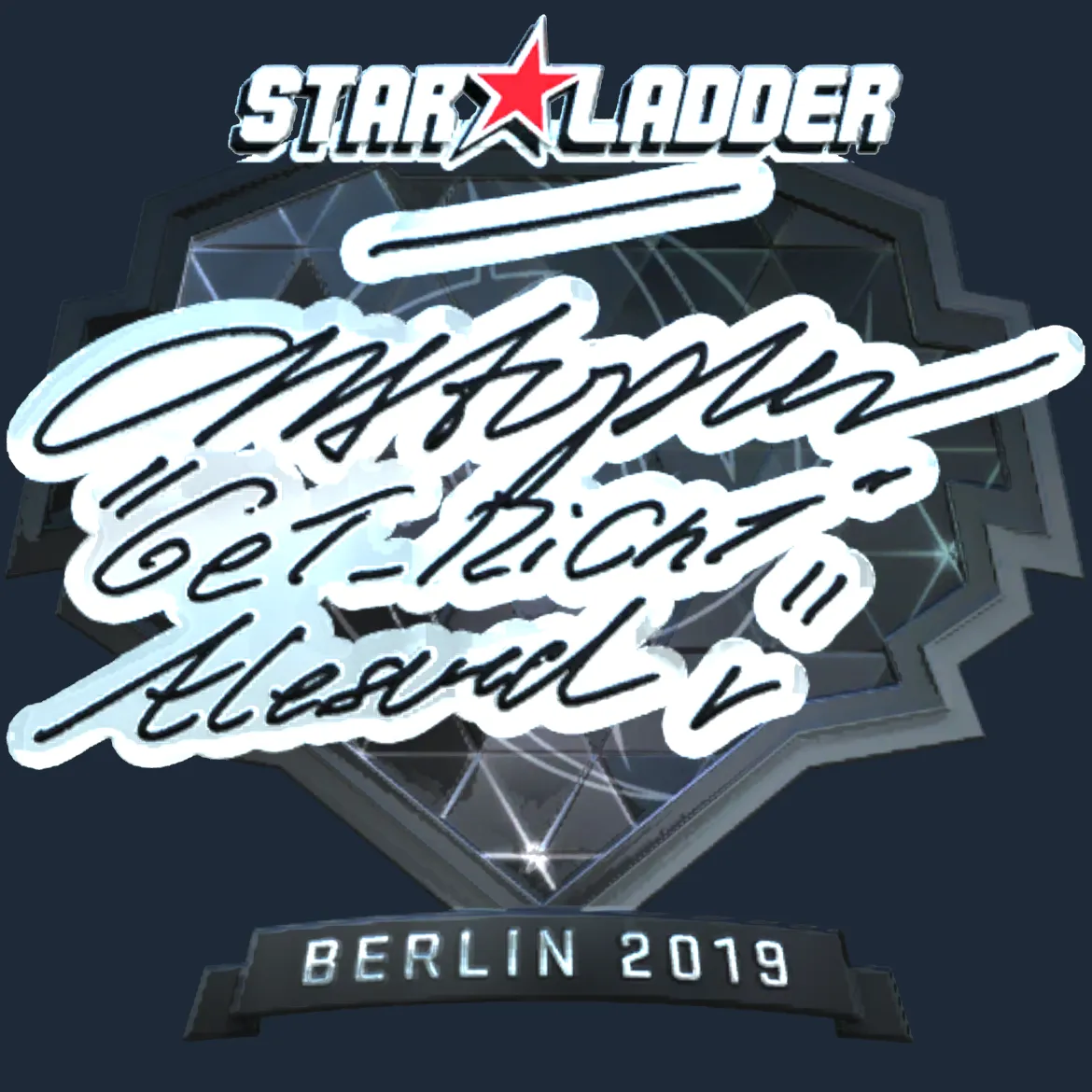 Sticker | GeT_RiGhT (Foil) | Berlin 2019