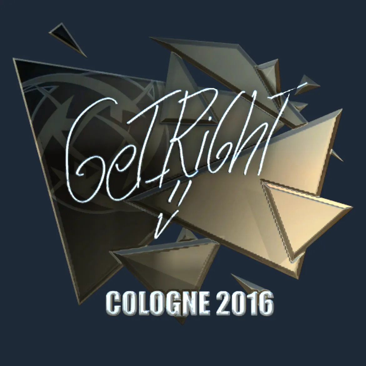 Sticker | GeT_RiGhT (Foil) | Cologne 2016