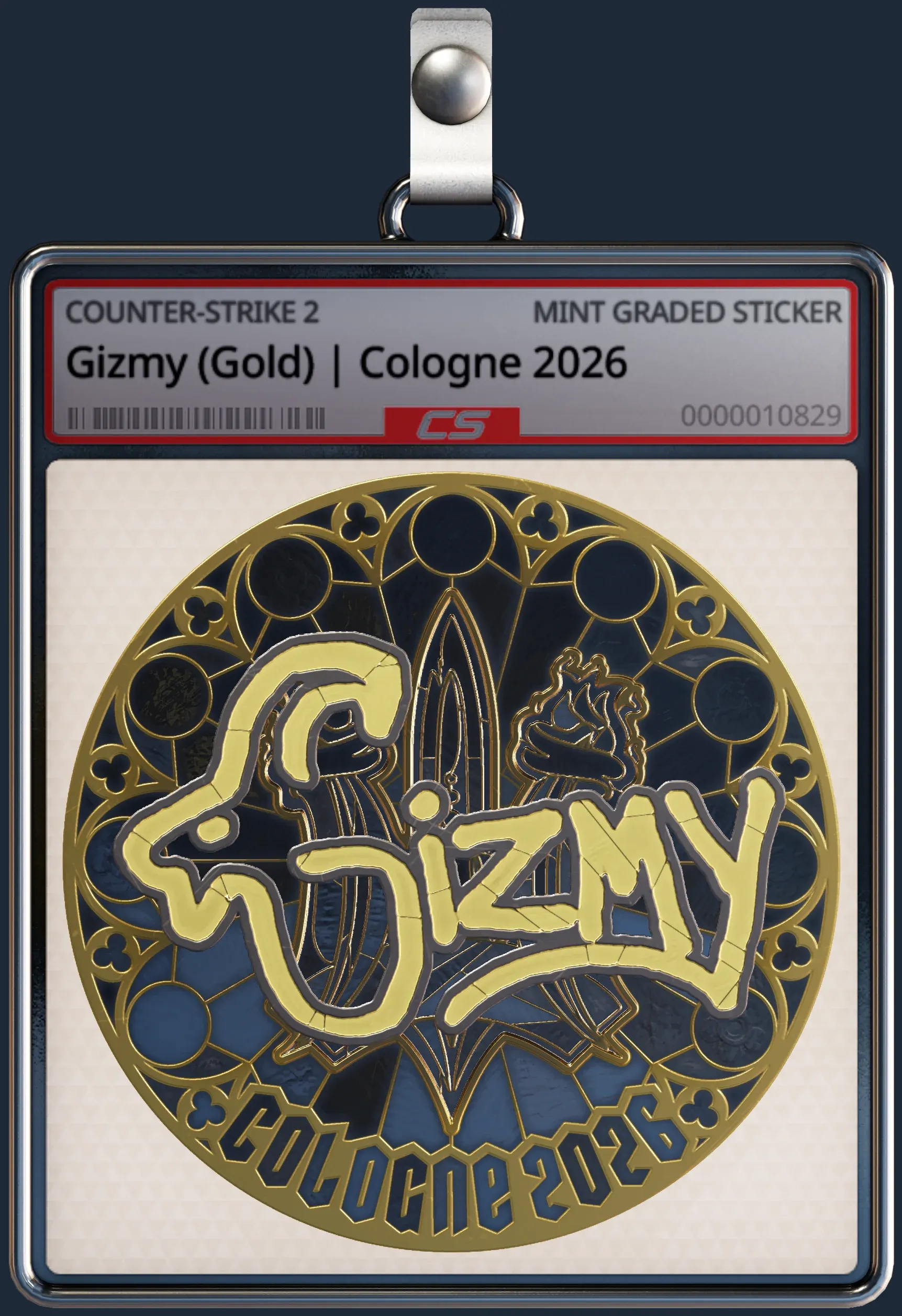 Sticker | Gizmy (Gold) | Cologne 2026