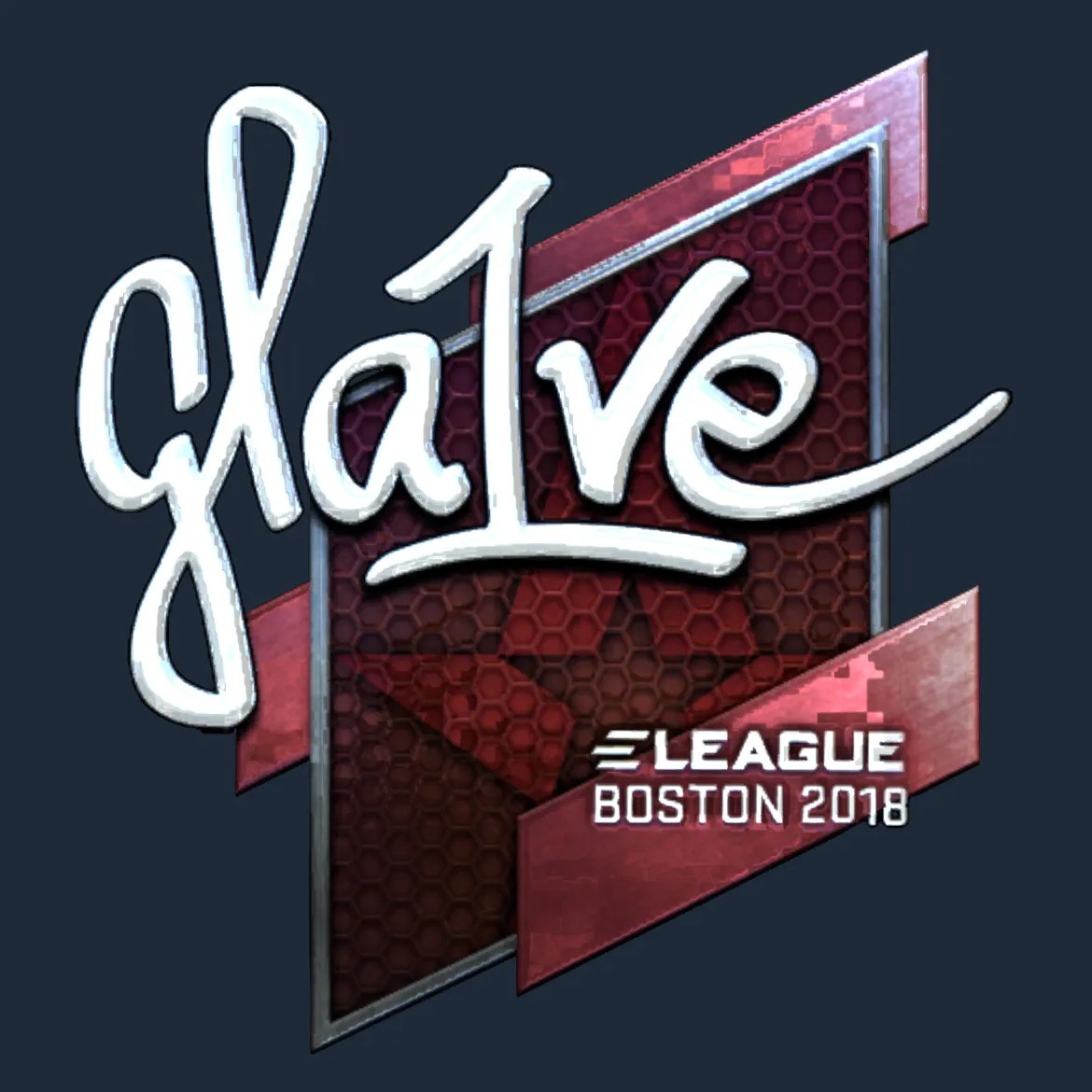 Sticker | gla1ve (Foil) | Boston 2018