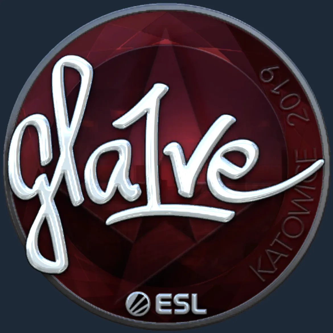 Sticker | gla1ve (Foil) | Katowice 2019