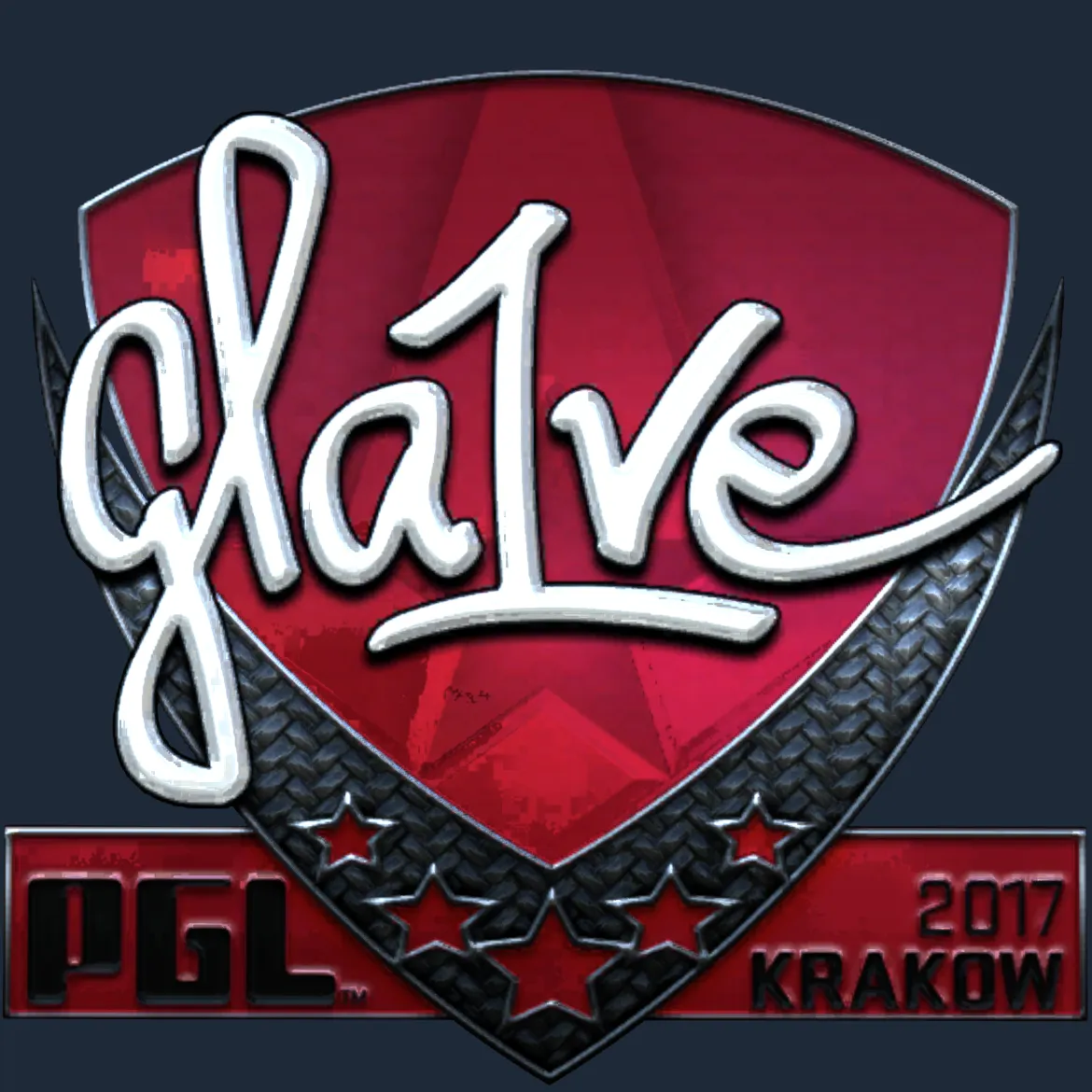 Sticker | gla1ve (Foil) | Krakow 2017