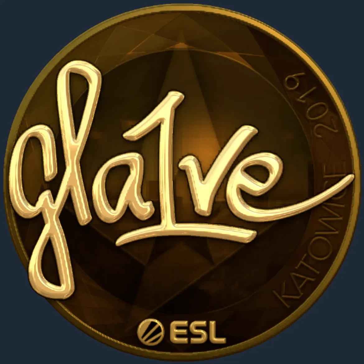 Sticker | gla1ve (Gold) | Katowice 2019