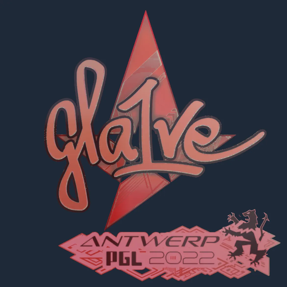 Sticker | gla1ve (Holo) | Antwerp 2022