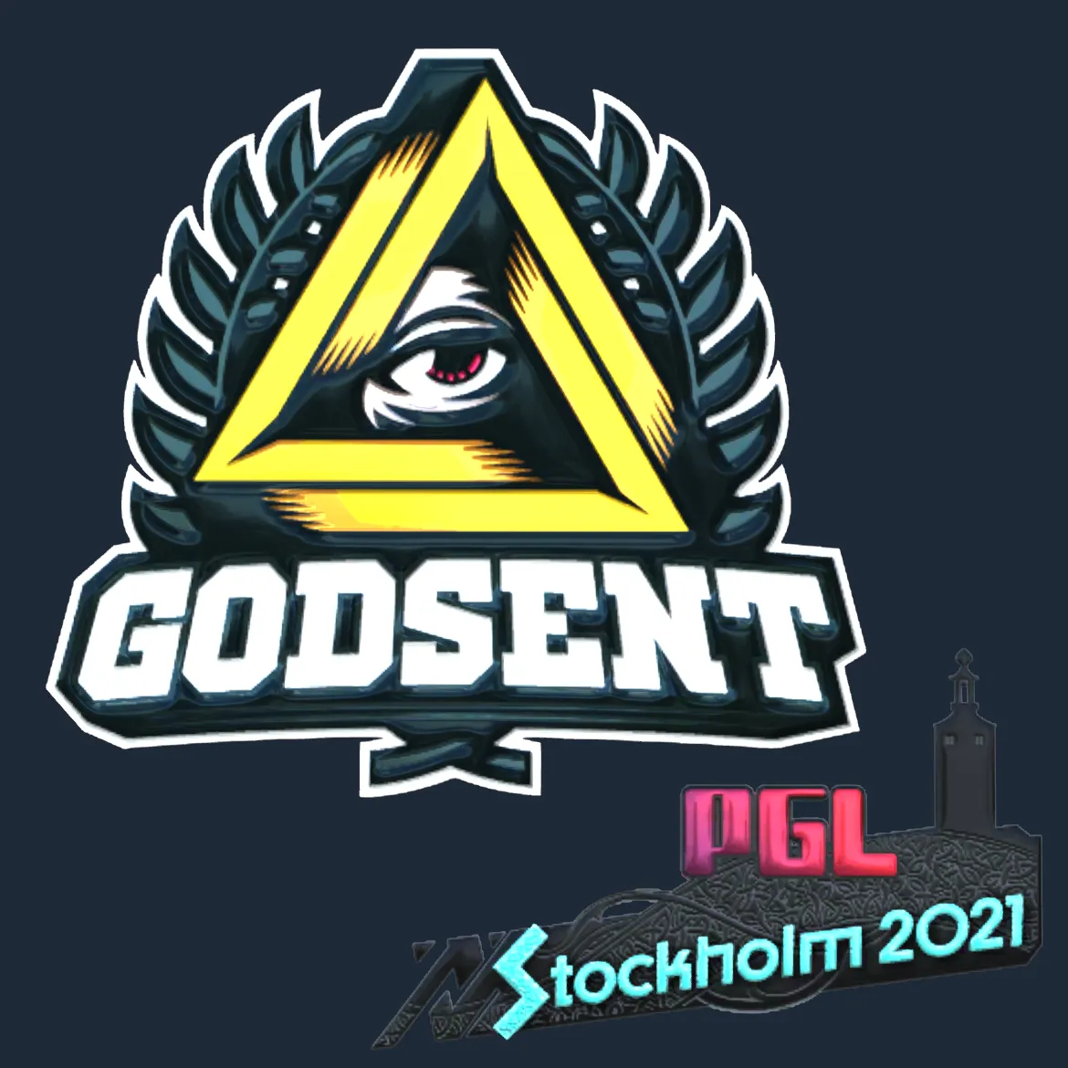 Sticker | GODSENT (Foil) | Stockholm 2021