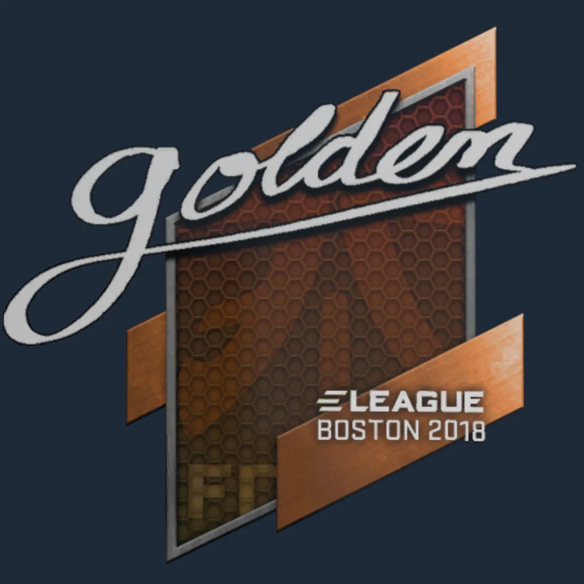 Sticker | Golden | Boston 2018