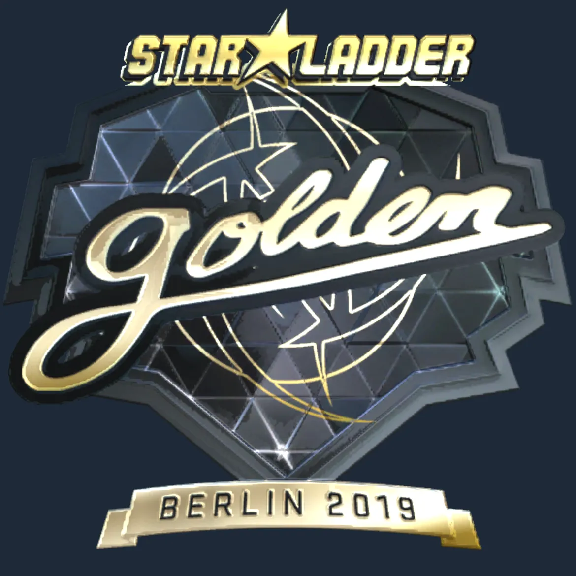 Sticker | Golden (Gold) | Berlin 2019