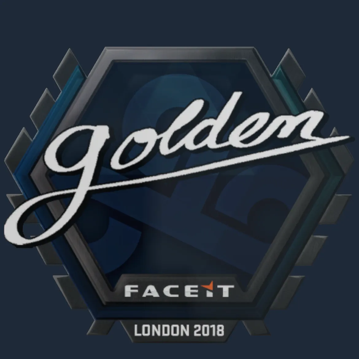 Sticker | Golden | London 2018