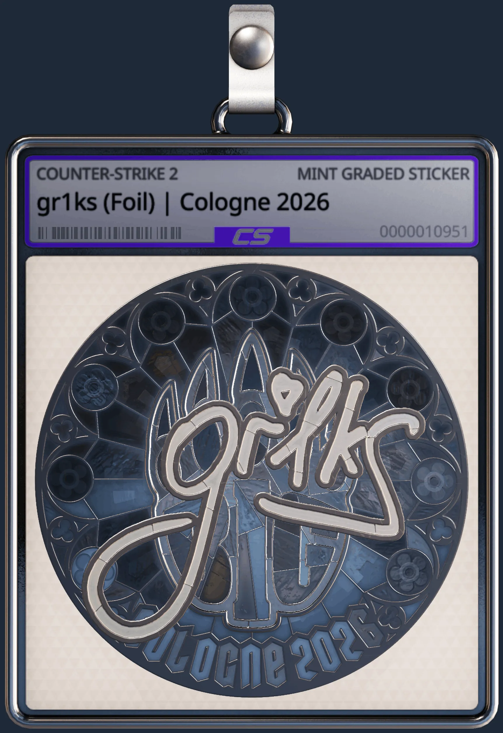 Sticker | gr1ks (Foil) | Cologne 2026