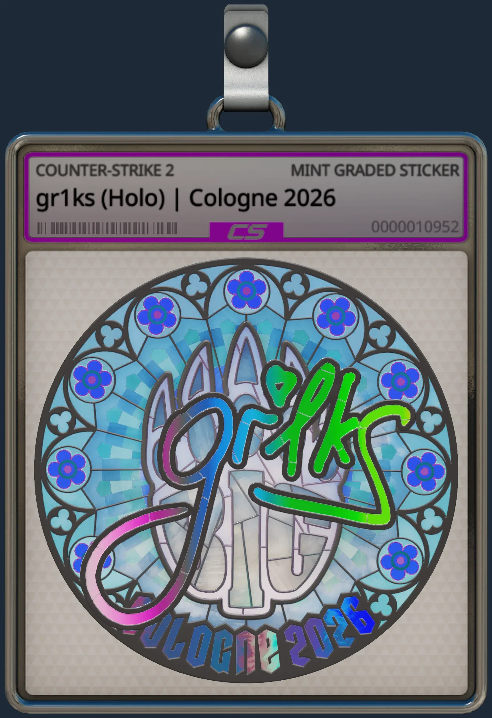 Sticker | gr1ks (Holo) | Cologne 2026