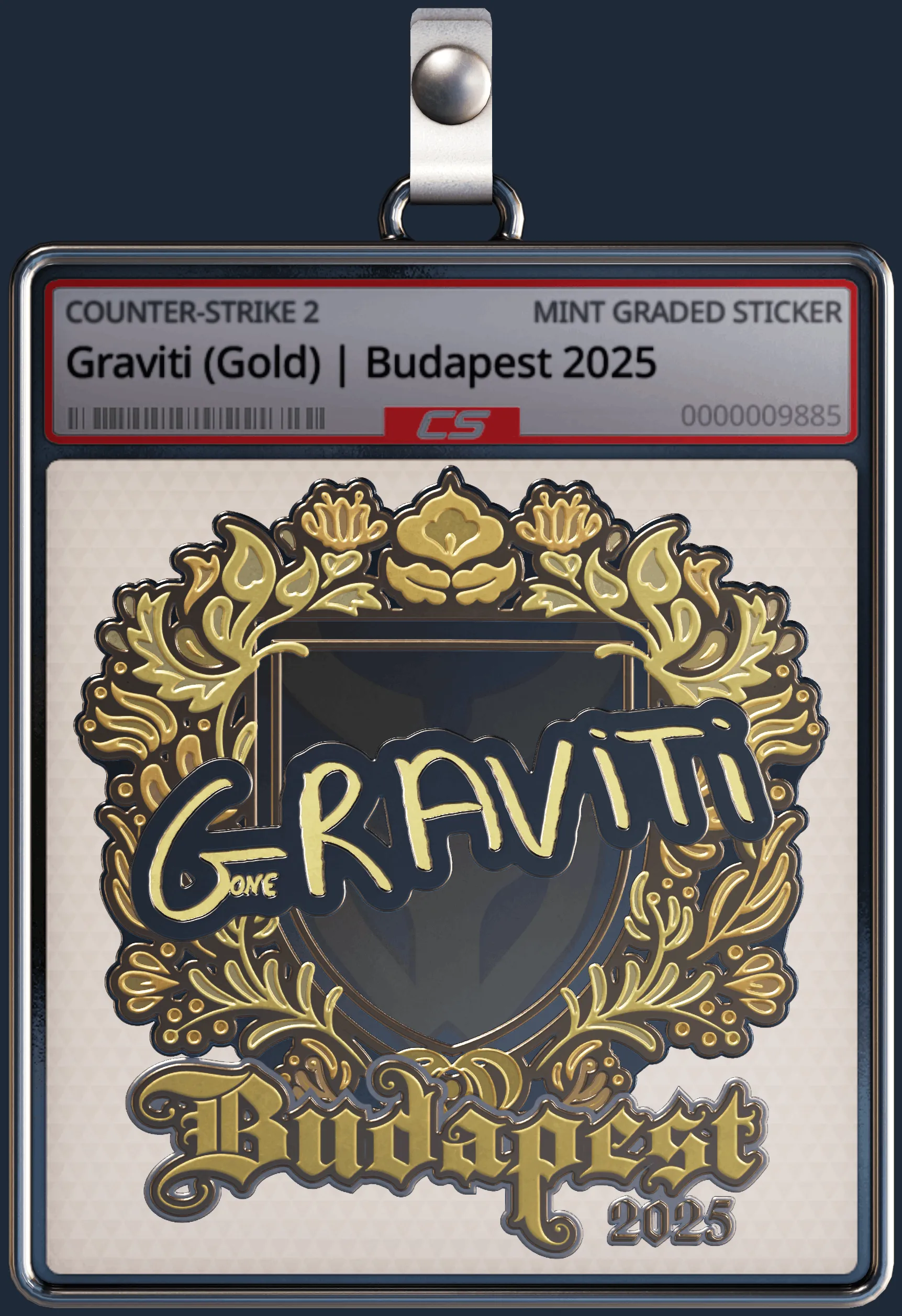 Sticker | Graviti (Gold) | Budapest 2025