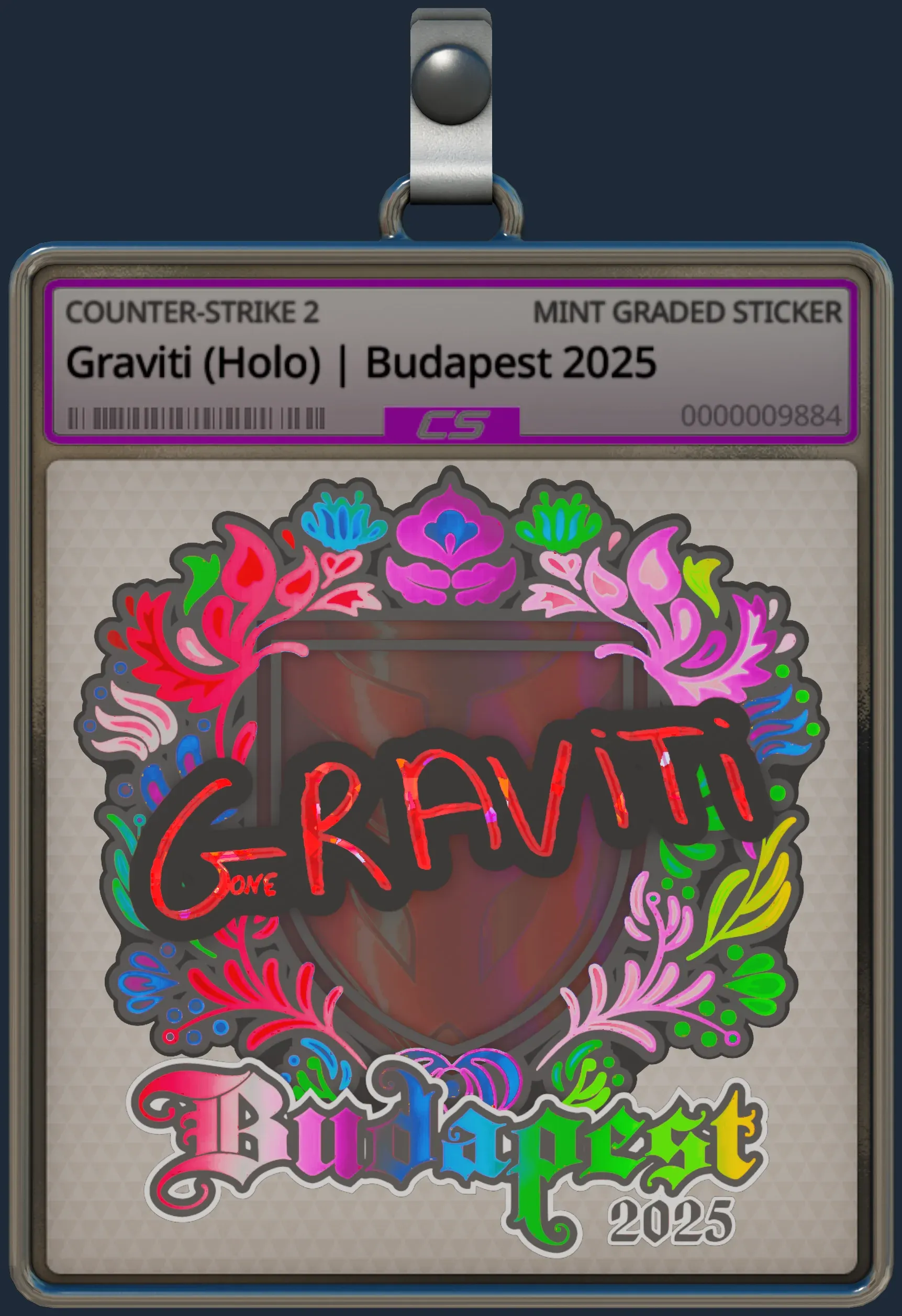 Sticker | Graviti (Holo) | Budapest 2025