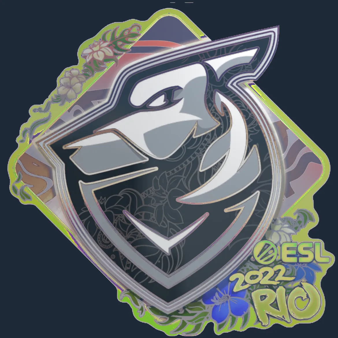 Sticker | Grayhound Gaming (Holo) | Rio 2022