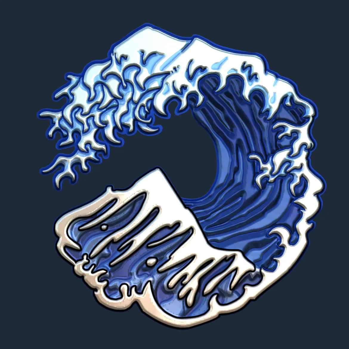 Sticker | Great Wave (Foil)