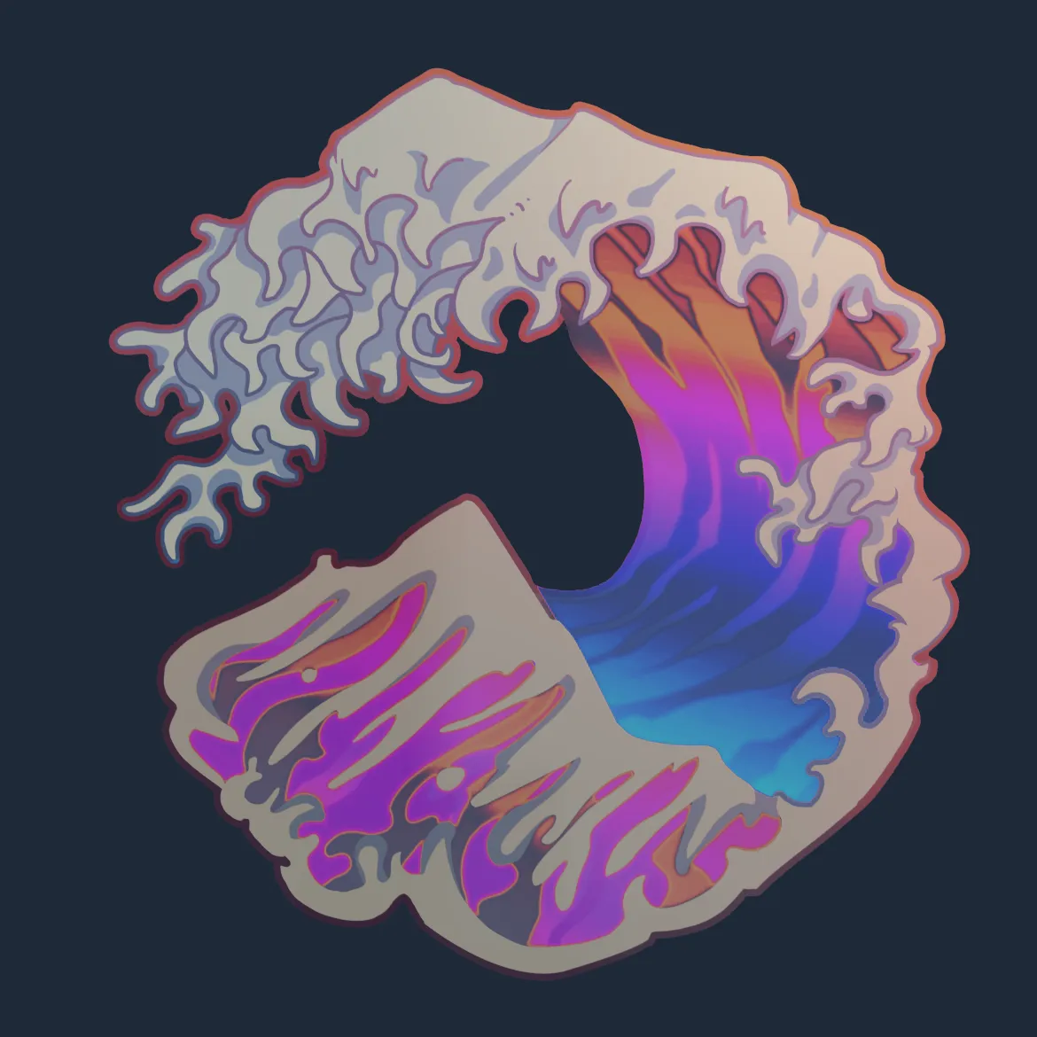 Sticker | Great Wave (Holo)