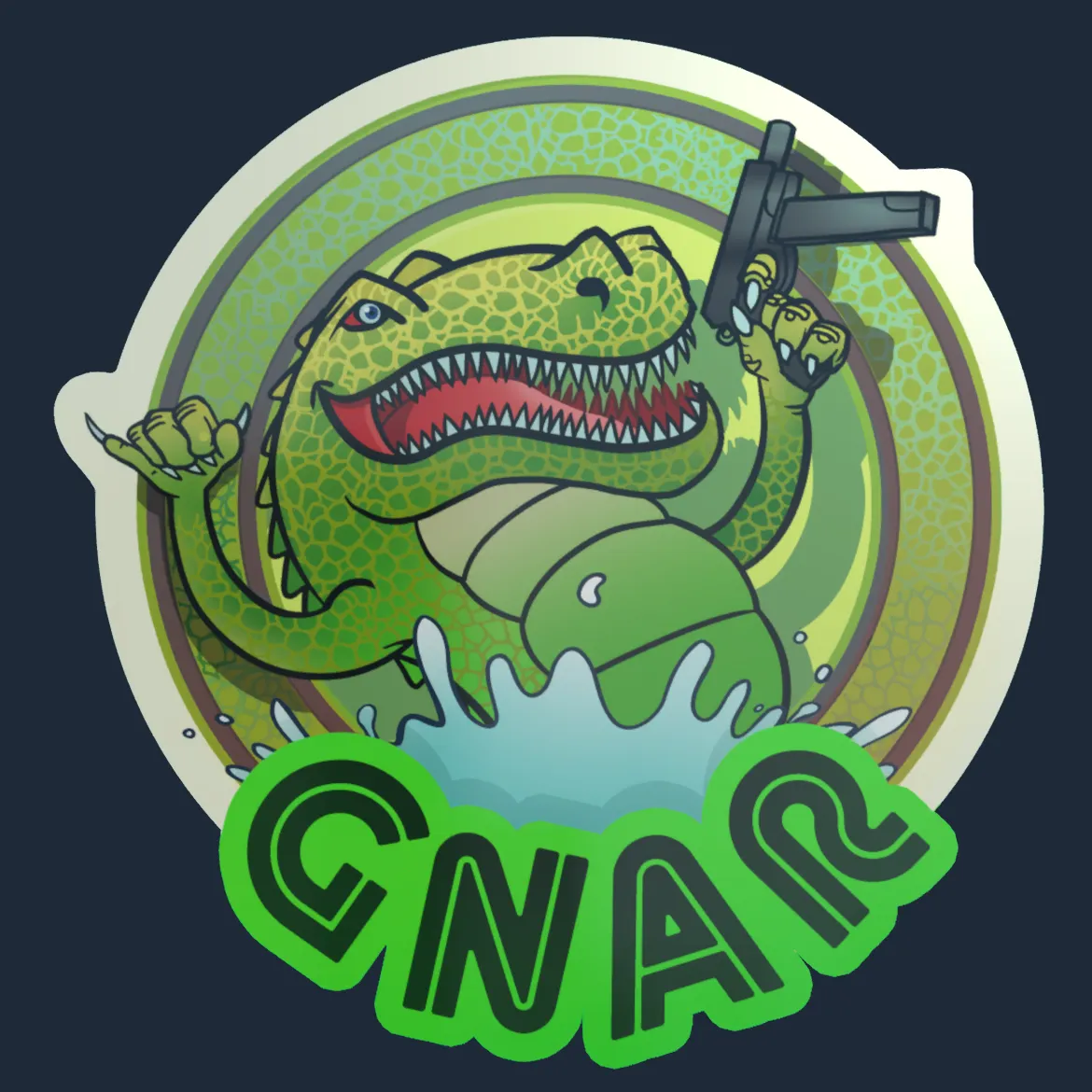 Sticker | Green Gnar