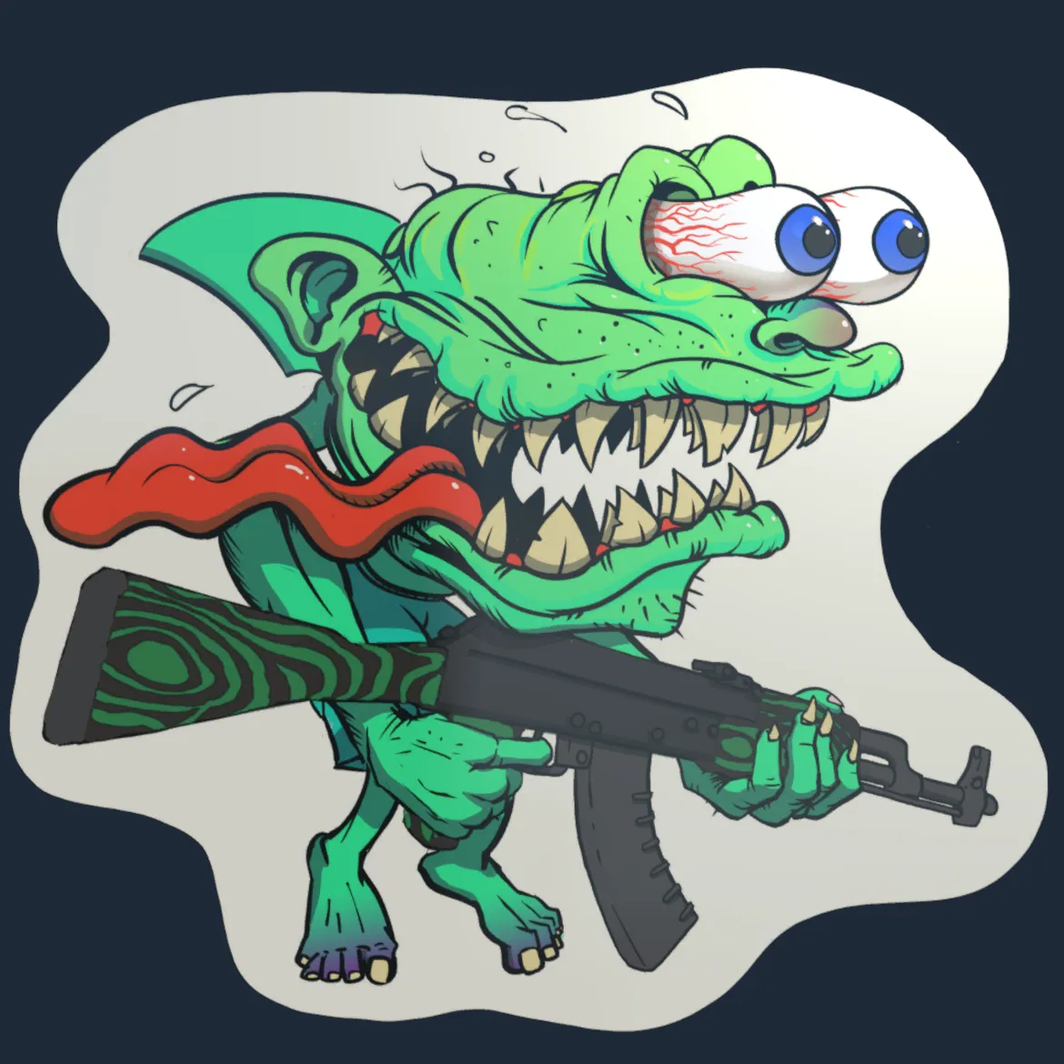 Sticker | Green Shark Shooter