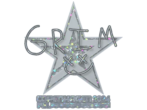 Sticker | Grim (Glitter) | Copenhagen 2024