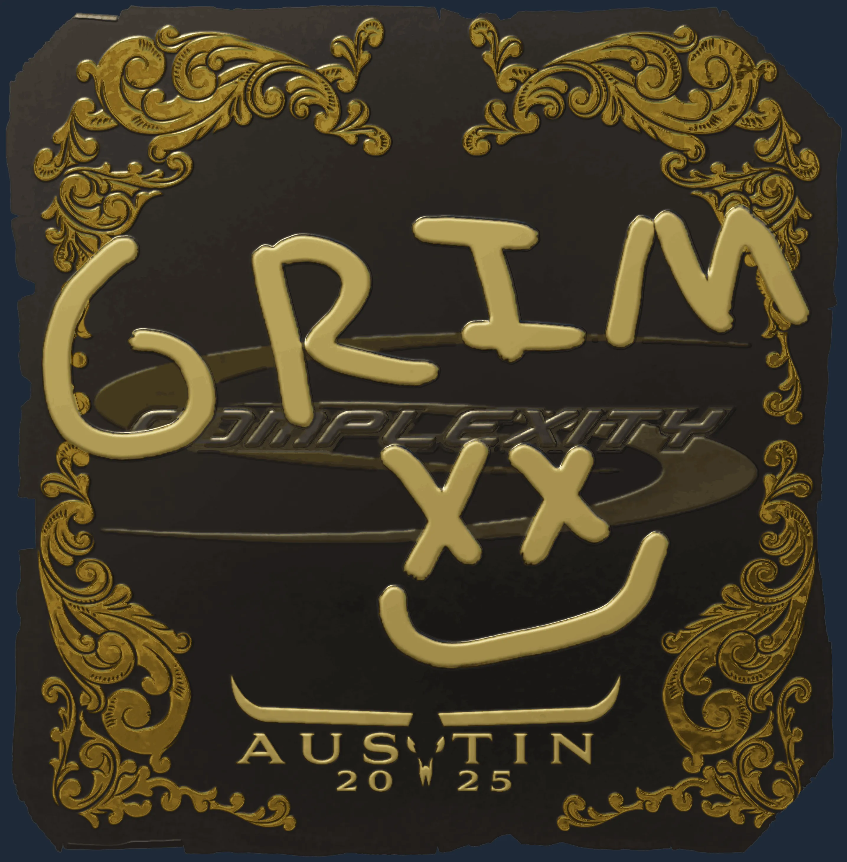 Sticker | Grim (Gold) | Austin 2025