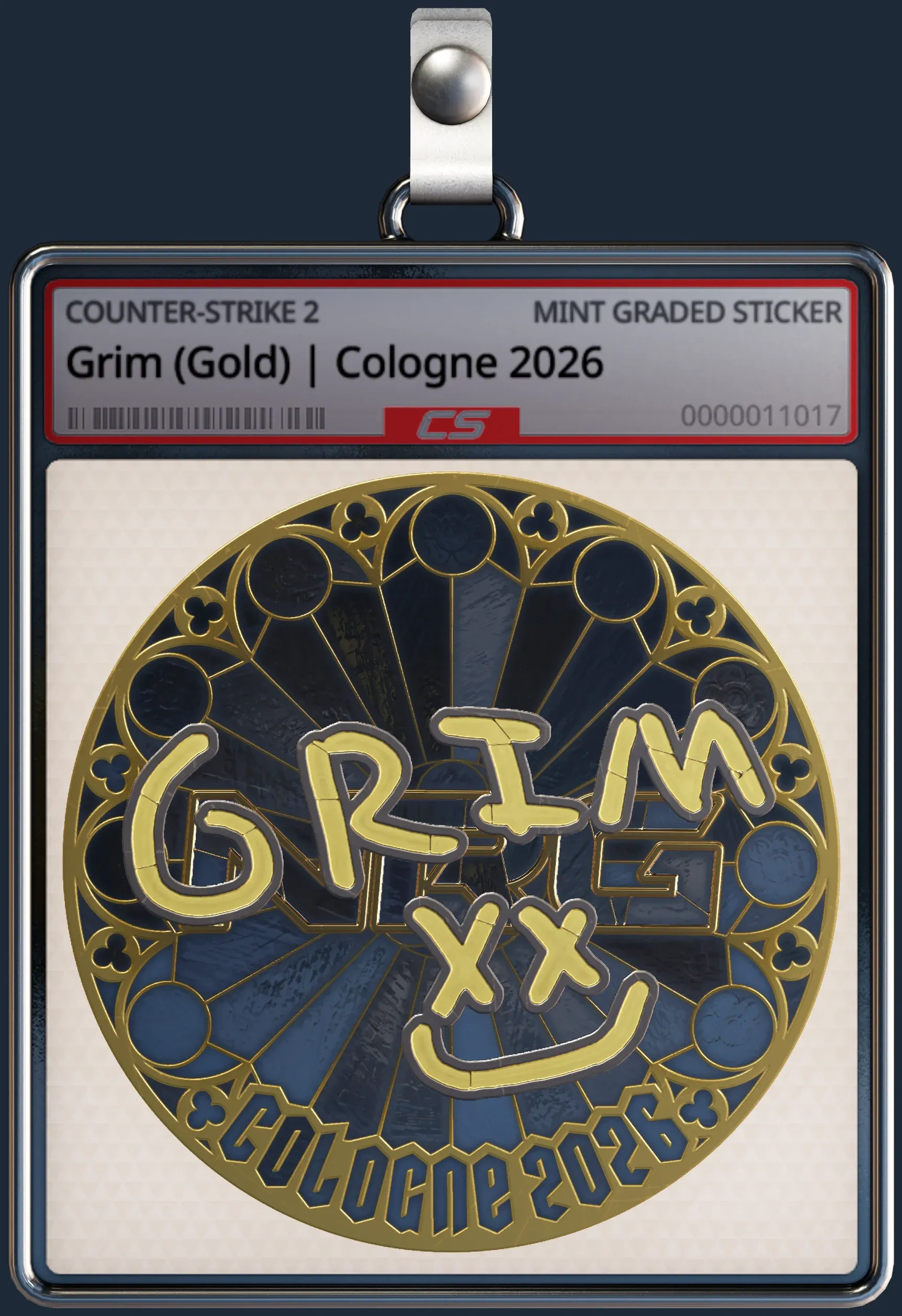 Sticker | Grim (Gold) | Cologne 2026