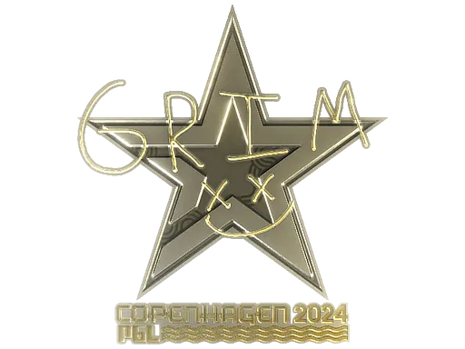 Sticker | Grim (Gold) | Copenhagen 2024