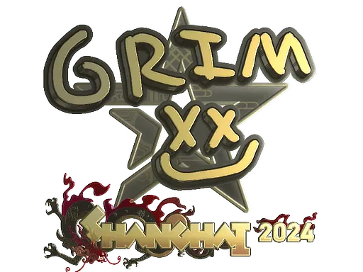 Sticker | Grim (Gold) | Shanghai 2024