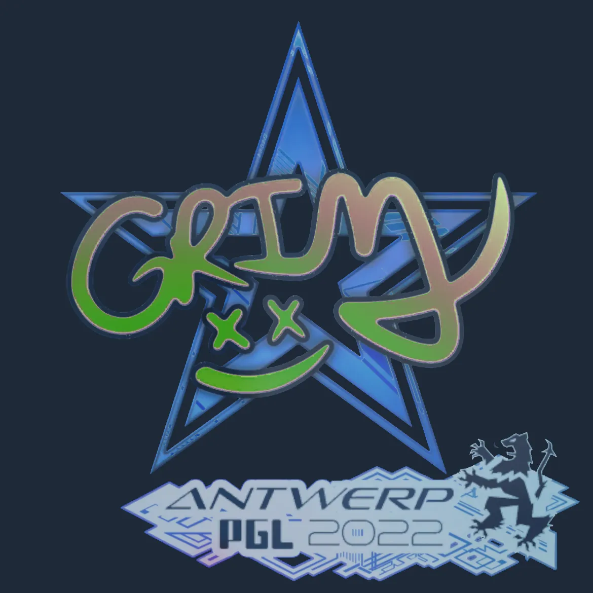 Sticker | Grim (Holo) | Antwerp 2022