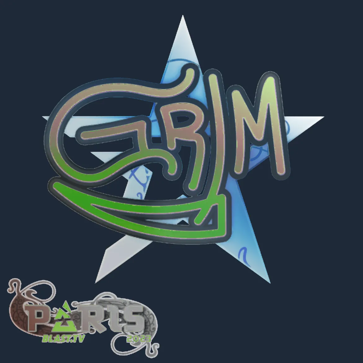 Sticker | Grim (Holo) | Paris 2023
