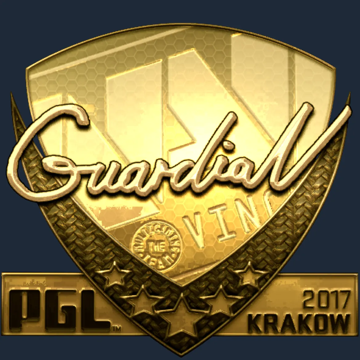Sticker | GuardiaN (Gold) | Krakow 2017