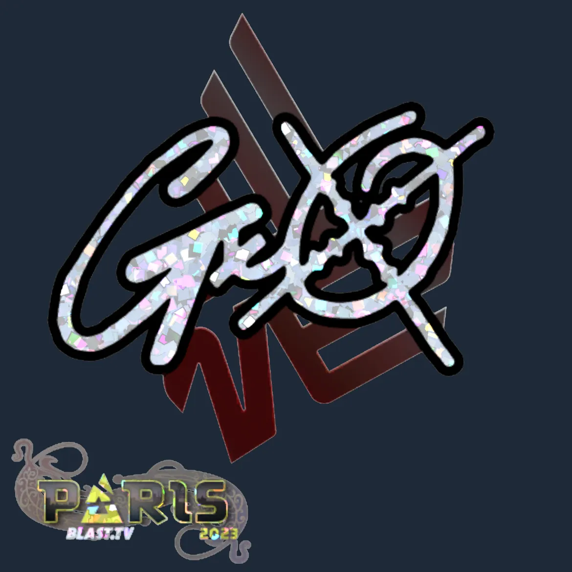 Sticker | gxx- (Glitter) | Paris 2023