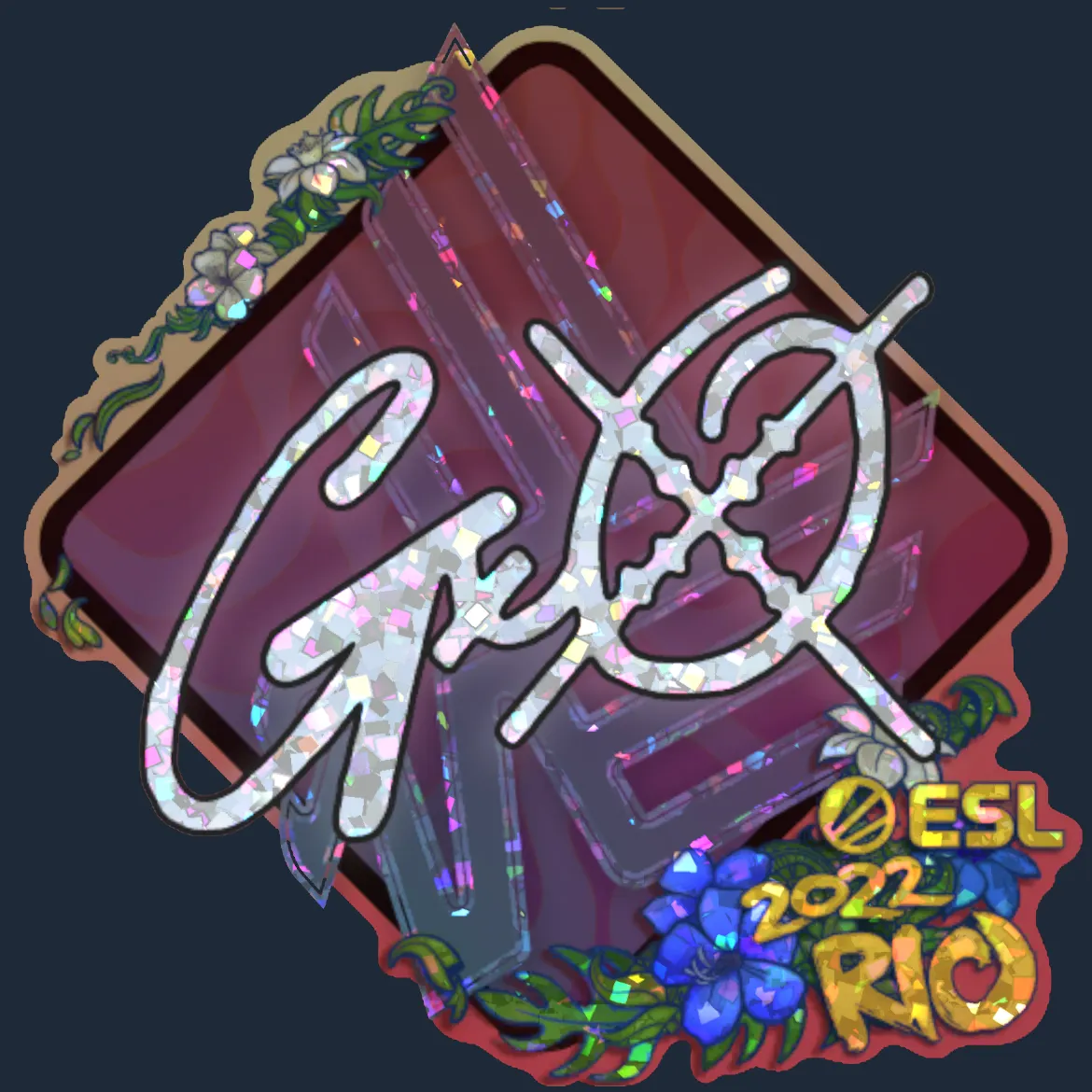 Sticker | gxx- (Glitter) | Rio 2022