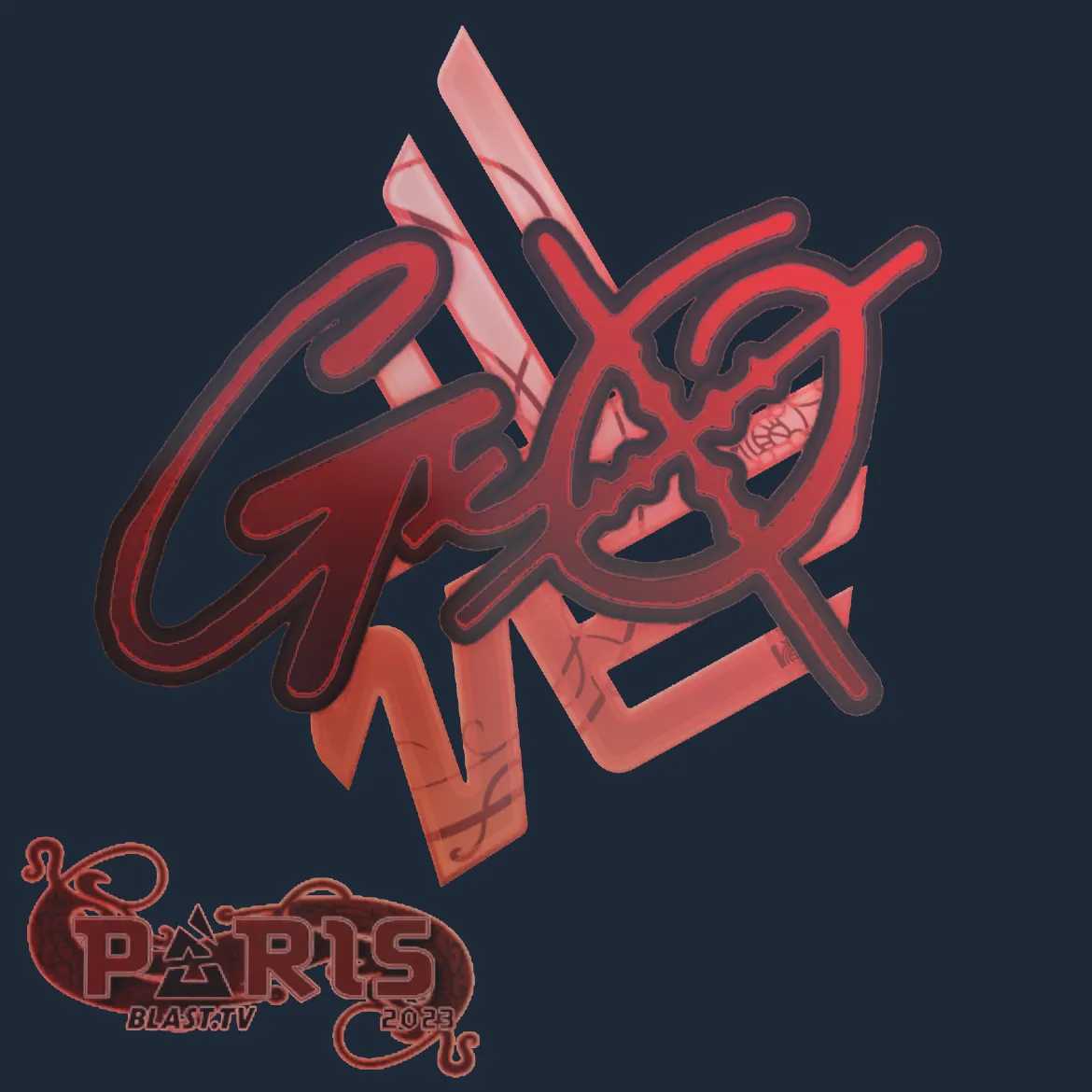 Sticker | gxx- (Holo) | Paris 2023