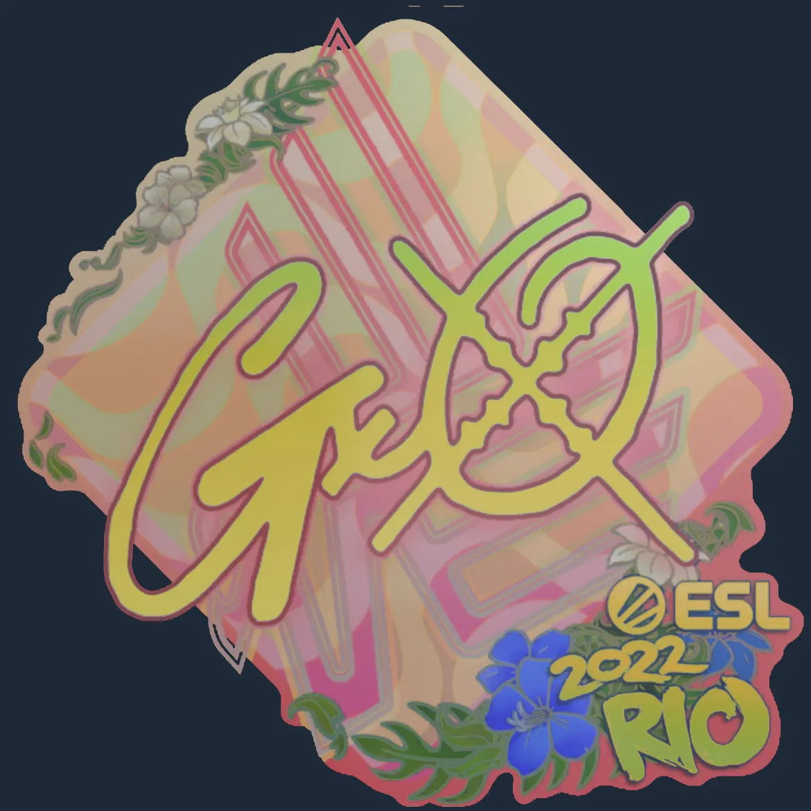 Sticker | gxx- (Holo) | Rio 2022
