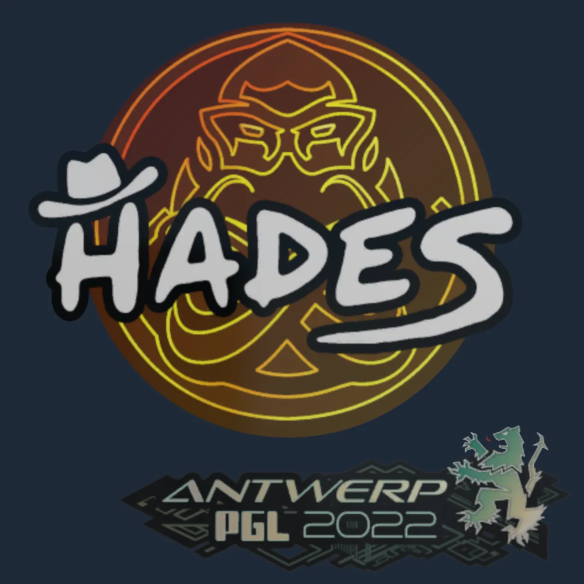 Sticker | hades | Antwerp 2022