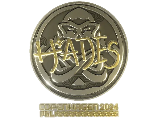 Sticker | hades (Gold) | Copenhagen 2024