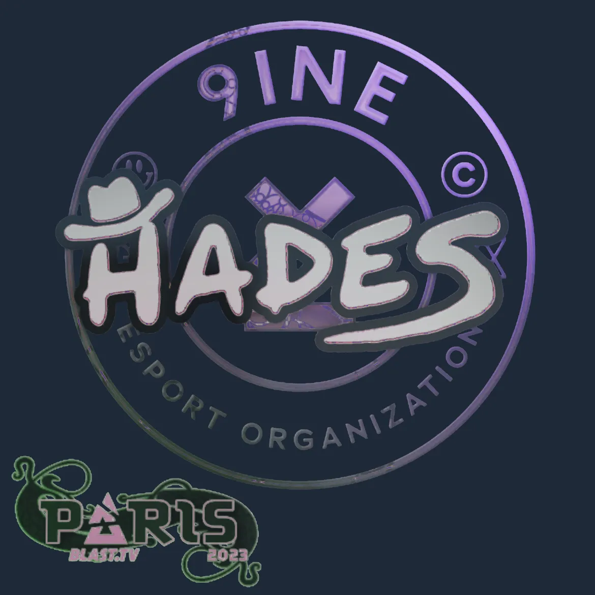 Sticker | hades (Holo) | Paris 2023