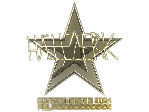 Sticker | hallzerk (Gold) | Copenhagen 2024