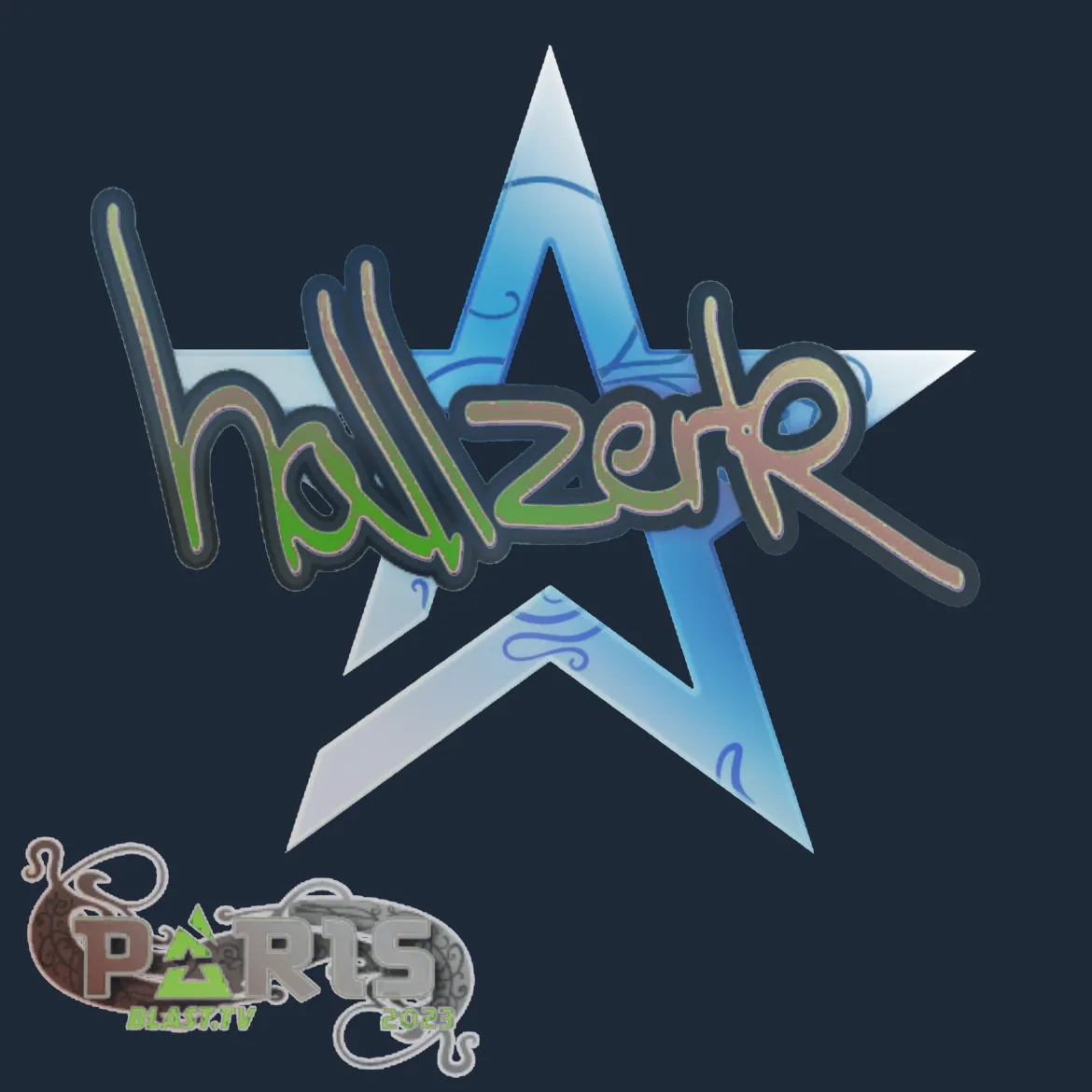 Sticker | hallzerk (Holo) | Paris 2023