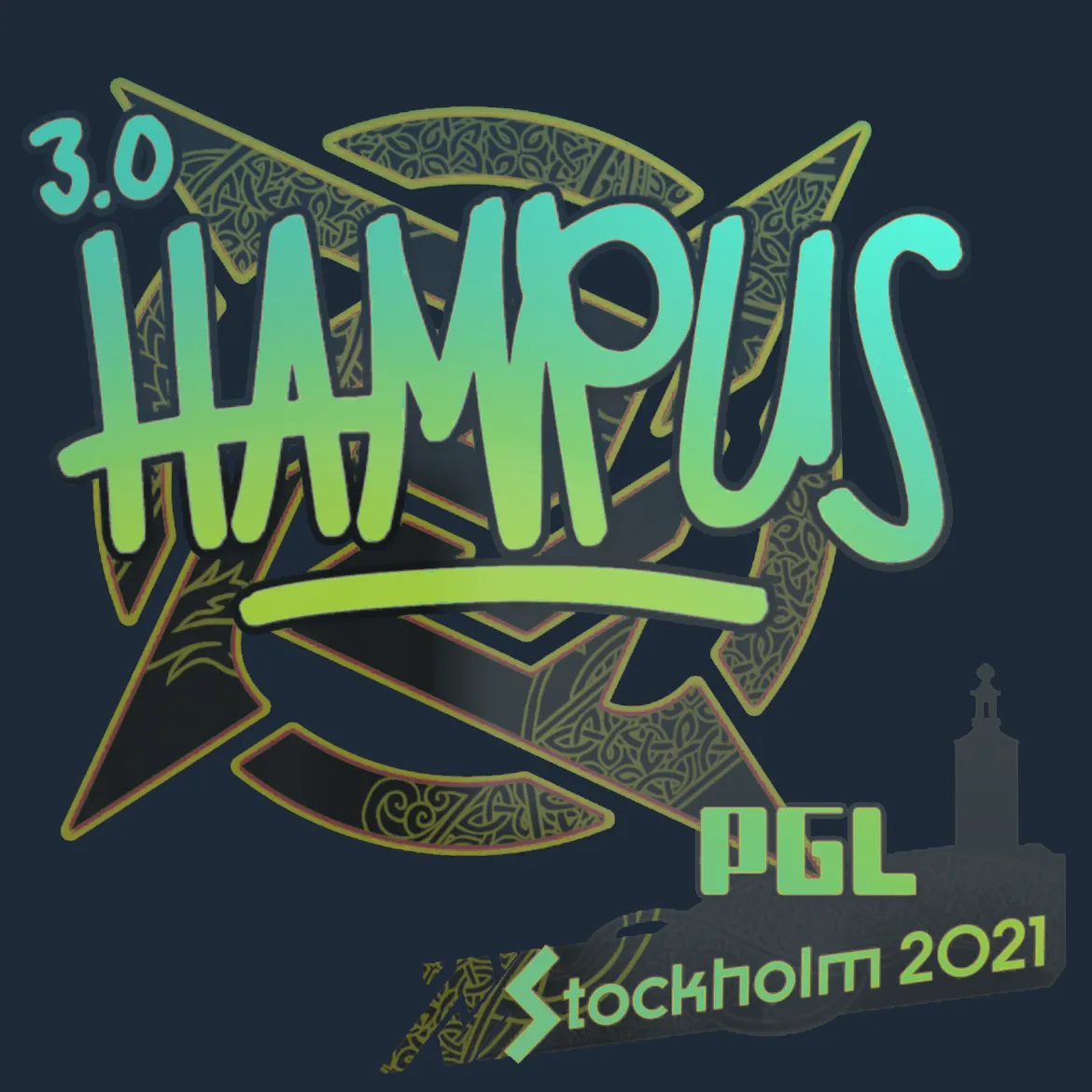 Sticker | hampus (Holo) | Stockholm 2021