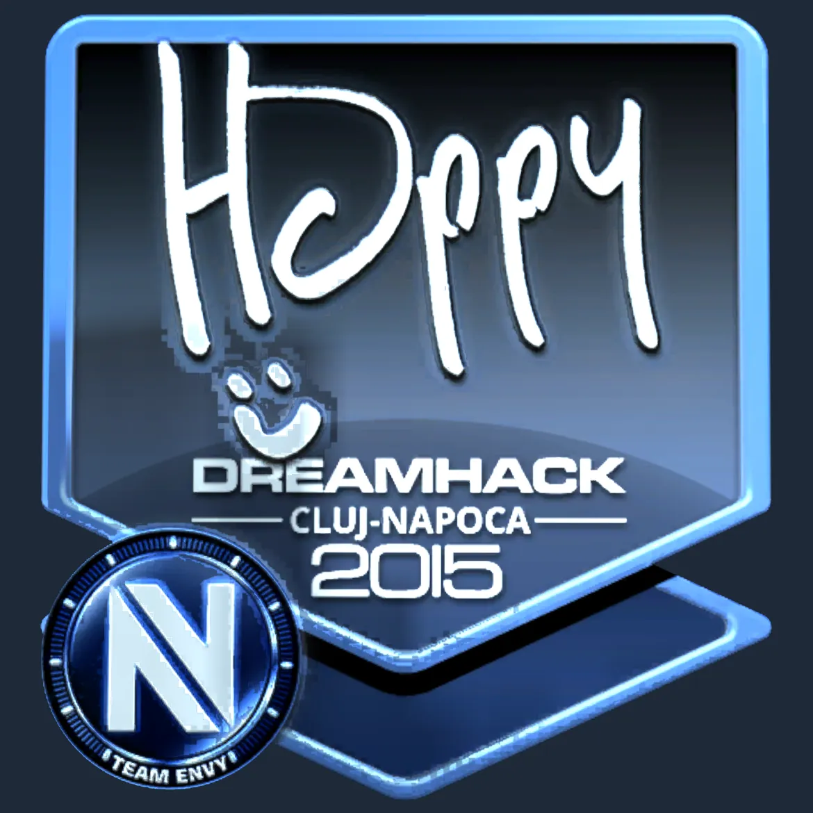 Sticker | Happy (Foil) | Cluj-Napoca 2015